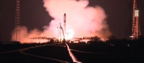 Progress MS-04 kargo kapsülünün fırlatılış anı - Sputnik Türkiye