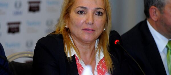 Türkiye Kürk Sanayicileri ve İş Adamları Derneği (KSİAD) Yönetim Kurulu Başkanı Ayfer Gümrük - Sputnik Türkiye