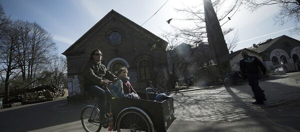 Kopenhag'ın Christiania bölgesi - Sputnik Türkiye