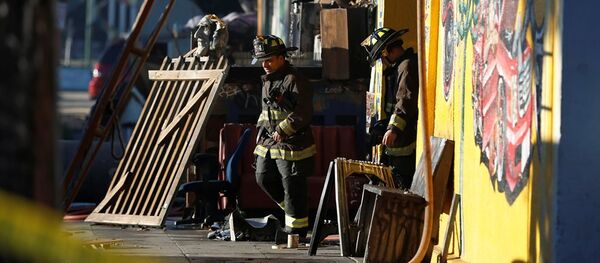 Oakland yangın - Sputnik Türkiye