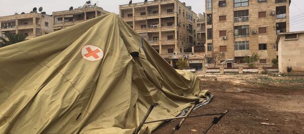 Rusya'nın Halep'teki seyyar hastanesi saldırıya uğradı - Sputnik Türkiye
