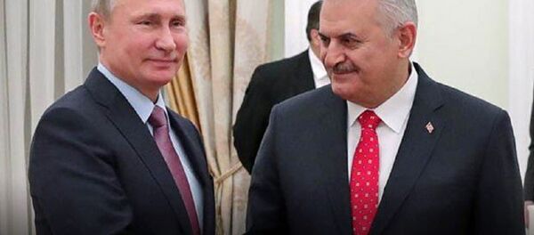 Rusya Devlet Başkanı Vladimir Putin ve Başbakan Binali Yıldırım - Sputnik Türkiye