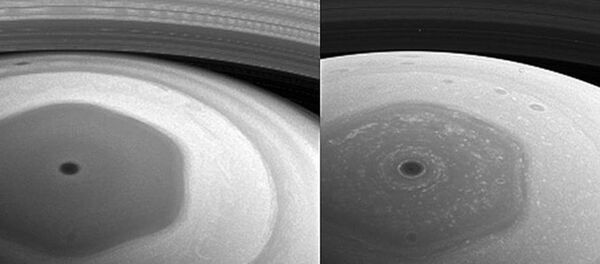 Cassini, Satürn'deki yeni yörüngesinden ilk fotoğraflarını yolladı - Sputnik Türkiye