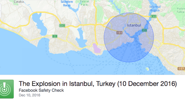 Facebook'tan İstanbul için 'güvenlik' butonu - Sputnik Türkiye