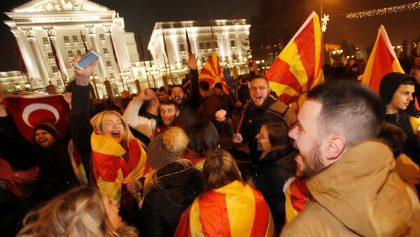 Makedonya'da parlamento seçimleri - Sputnik Türkiye