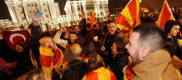 Makedonya'da parlamento seçimleri - Sputnik Türkiye