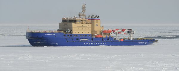 Rusya Federal Deniz ve Nehir Ulaşımı Ajansı’nın talimatıyla Vıyborg Tersanesi’nde yapılan dünyanın en güçlü buzkıran gemisi Vladivostok, direğindeki Rus bayrağı ile bu yıl şubat ayından beri Baltık Denizi ve Arktik Bölgesi’nde faaliyet gösteriyor. Rusya Federal Deniz ve Nehir Ulaşımı Ajansı’nın talimatıyla Vıyborg Tersanesi’nde yapılan dünyanın en güçlü buzkıran gemisi Vladivostok, direğindeki Rus bayrağı ile bu yıl şubat ayından beri Baltık Denizi ve Arktik Bölgesi’nde faaliyet gösteriyor. - Sputnik Türkiye