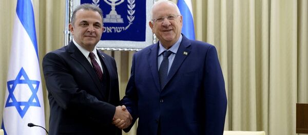 Kemal Ökem - Reuven Rivlin - Sputnik Türkiye