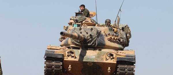 El Bab'daki Türk tankları - Sputnik Türkiye