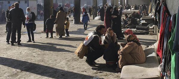 Cihatçılardan temizlenen Halep'ten ilk kareler - Sputnik Türkiye