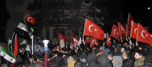 İran'ın Ankara Büyükelçiliği Halep protestosu - Sputnik Türkiye