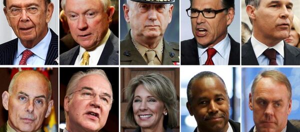 Donald Trump - kabine - Sputnik Türkiye