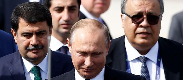 Rusya'nın Ankara Büyükelçisi Andrey Karlov- Rusya Devlet Başkanı Vladimir Putin - Sputnik Türkiye