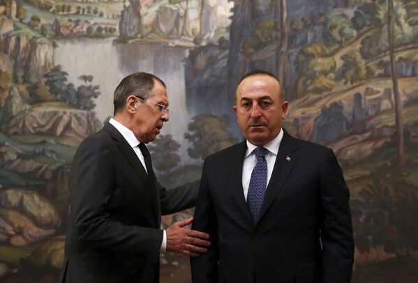 Rusya Dışileri Bakanı Lavrov ve Türkiye Dışişleri Bakanı Çavuşoğlu - Sputnik Türkiye