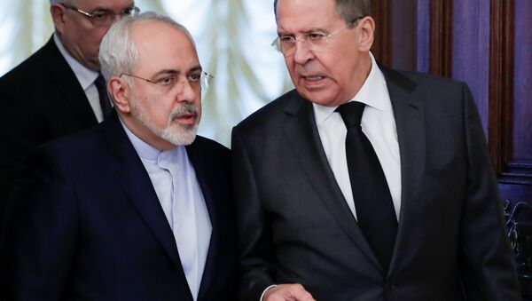 Rusya Dışişleri Bakanı Sergey Lavrov- İran Dışişleri Bakanı Muhammed Cevad Zarif - Sputnik Türkiye