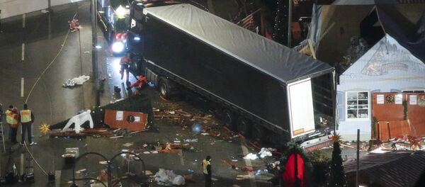 Berlin'de Noel pazarına saldırı - Sputnik Türkiye