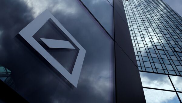 Deutsche Bank'in Frankfurt'taki merkez ofisi - Sputnik Türkiye
