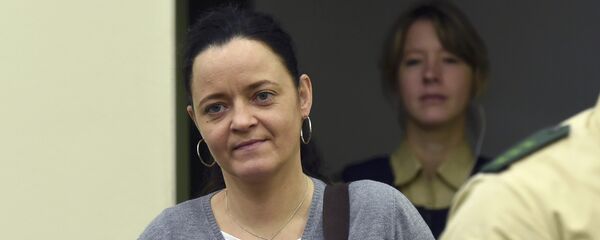 Nasyonal Sosyalist Yeraltı (NSU) davasında baş sanık Beate Zschaepe - Sputnik Türkiye