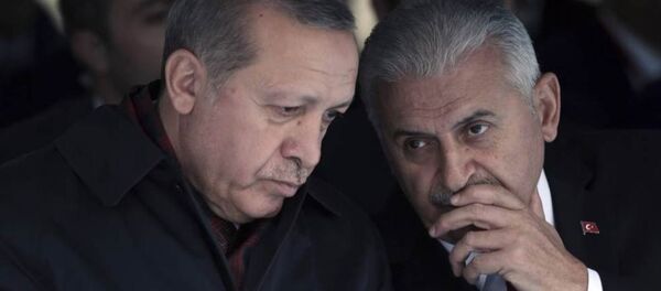 Recep Tayyip Erdoğan - Binali Yıldırım - Sputnik Türkiye