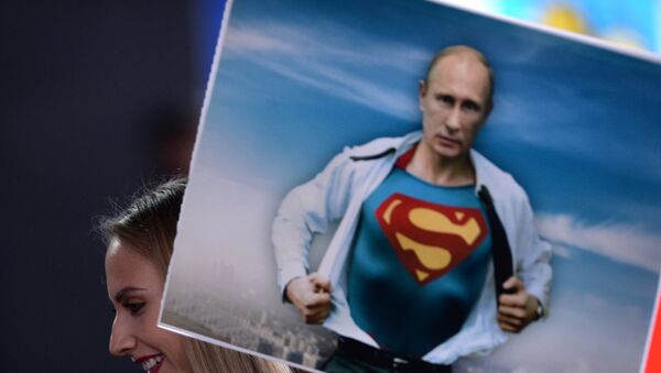Rusya Devlet Başkanı Vladimir Putin geleneksel yılsonu büyük basın toplantısını düzenliyor. - Sputnik Türkiye