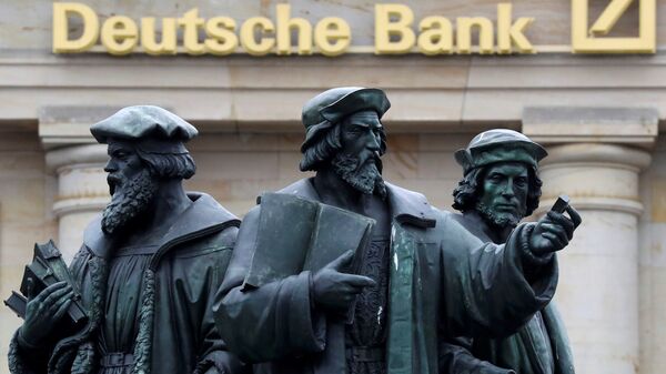 Deutsche Bank'ın Frankfurt'daki merkezi - Sputnik Türkiye