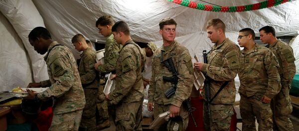 Musul'un doğusundaki ABD askerleri - Sputnik Türkiye