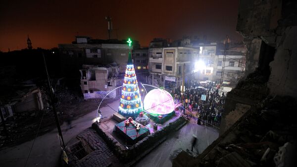 Suriye'de Noel kutlamaları - Sputnik Türkiye