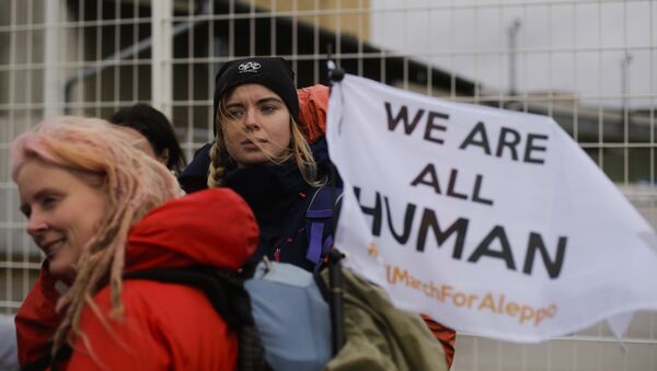 Berlin'den Halep'e yürüyecek olan Alman aktivistler - Sputnik Türkiye