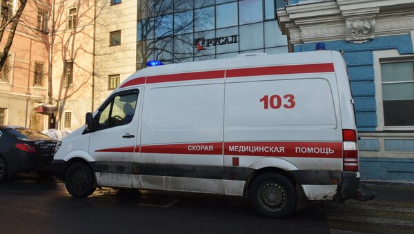 Moskova'da bir ambulans - Sputnik Türkiye