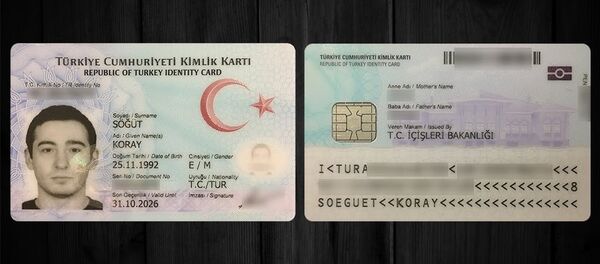 Yeni çipli kimlik kartları - Sputnik Türkiye