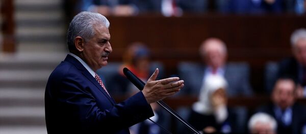 AK Parti Genel Başkanı ve Başbakan Binali Yıldırım AK Parti Genel Başkanı ve Başbakan Binali Yıldırım - Sputnik Türkiye