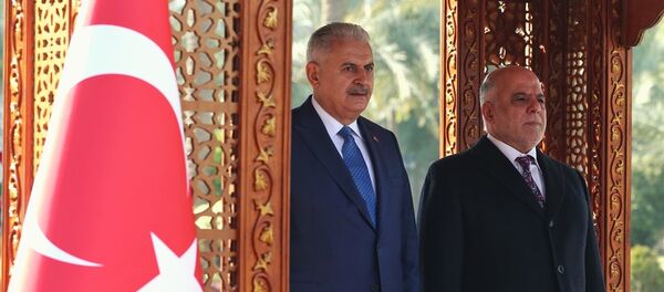 Başbakan Binali Yıldırım - Irak Başbakanı Haydar el İbadi - Sputnik Türkiye