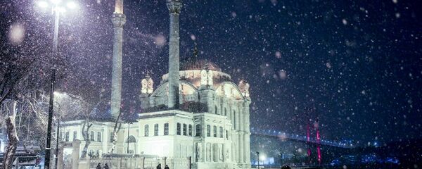 İstanbul'da yoğun kar yağışı - Sputnik Türkiye