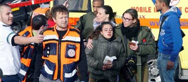 Kudüs'te kamyonlu saldırının yaşandığı bölge Kudüs'te kamyonlu saldırının yaşandığı bölge - Sputnik Türkiye