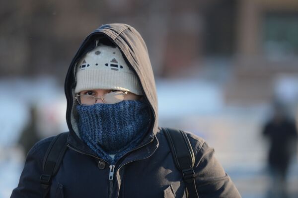 Moskovalılar kışın en soğuk günlerini yaşadı - Sputnik Türkiye