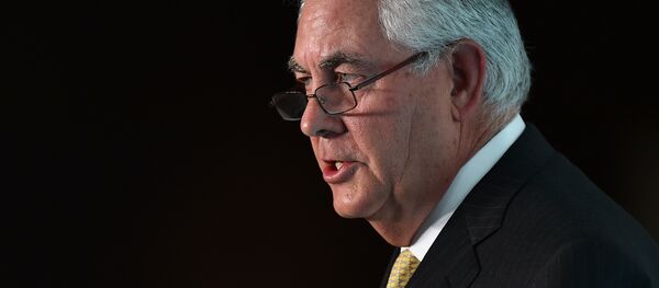 ABD'nin 45. Başkanı Donald Trump tarafından dışişleri bakanlığına aday gösterilen Exxon Mobil Genel Müdürü Rex Tillerson - Sputnik Türkiye