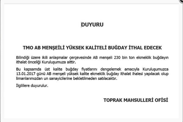 Türkiye, AB'den 90 bin ton buğday almak üzere ihale açtı - Sputnik Türkiye