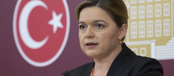 CHP Genel Başkan Yardımcısı ve Parti Sözcüsü Selin Sayek Böke, TBMM'de basın toplantısı düzenledi. - Sputnik Türkiye