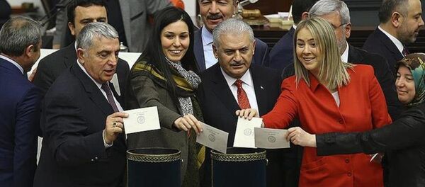 TBMM - Anayasa oylama TBMM - Anayasa oylama - Sputnik Türkiye