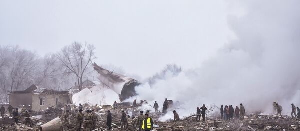 Kırgızistan'da uçak kazası - Sputnik Türkiye