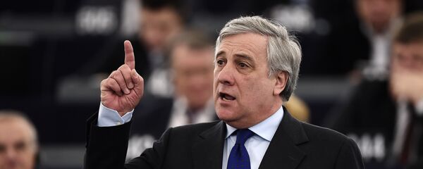 Avrupa Parlamentosu (AP) Başkanı Antonio Tajani Avrupa Parlamentosu (AP) Başkanı Antonio Tajani - Sputnik Türkiye