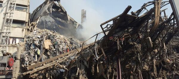 Tahran'da yangın - Sputnik Türkiye