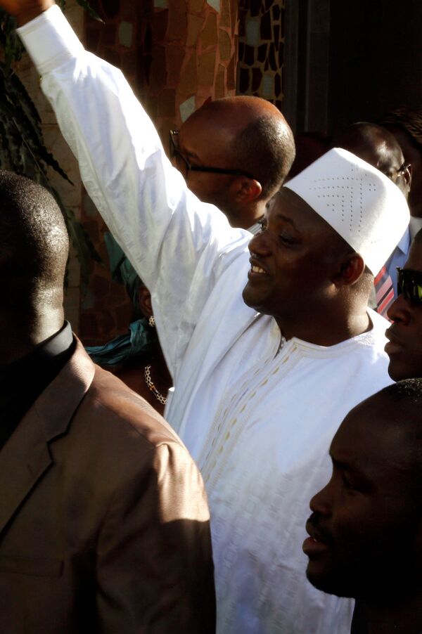 Gambiya'nın seçilmiş başkanı Adama Barrow - Sputnik Türkiye