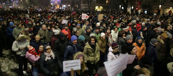 Romanya'da protestolar - Sputnik Türkiye