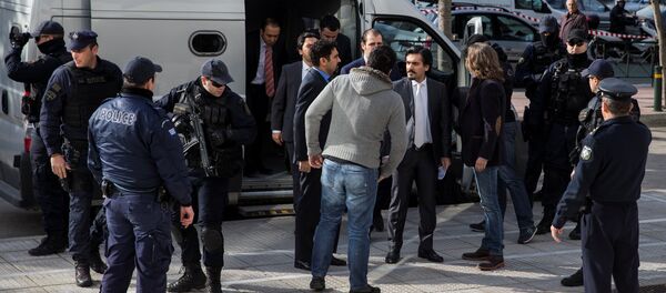 Yunanistan iadesi talep edilen darbeci askerler / Yunanistan Yüksek Mahkemesi Yunanistan iadesi talep edilen darbeci askerler / Yunanistan Yüksek Mahkemesi - Sputnik Türkiye
