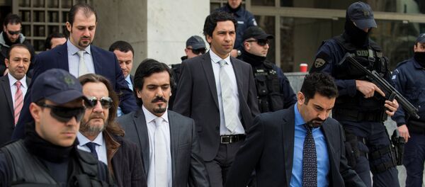 Yunanistan iadesi talep edilen darbeci askerler / Yunanistan Yüksek Mahkemesi Yunanistan iadesi talep edilen darbeci askerler / Yunanistan Yüksek Mahkemesi - Sputnik Türkiye