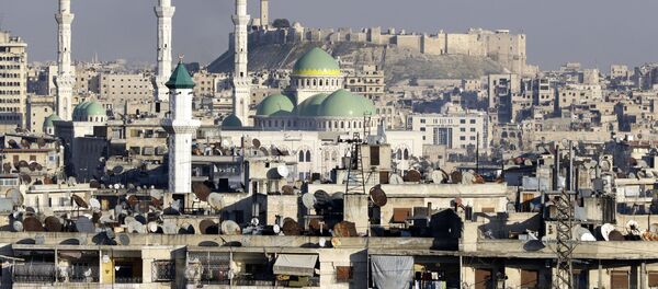 Halep'teki tarihi anıtların yıkıntıları Halep'teki tarihi anıtların yıkıntıları - Sputnik Türkiye