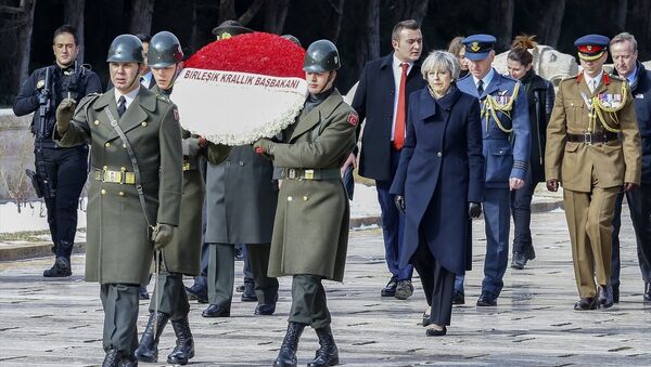 İngiltere Başbakanı Theresa May Anıtkabir'de - Sputnik Türkiye