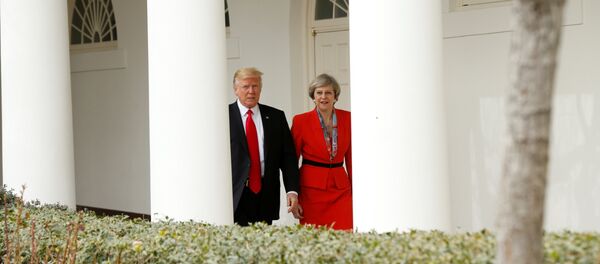 Donald Trump - Theresa May Donald Trump - Theresa May - Sputnik Türkiye