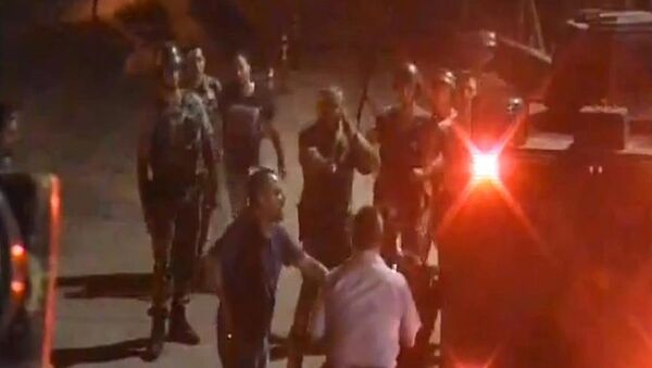 İncirlik'teki darbecilere polis engeli kameralarda - Sputnik Türkiye
